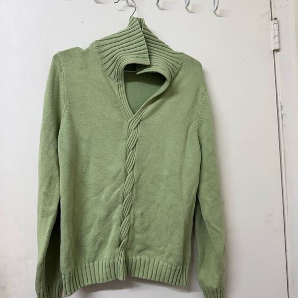 Croft & Barrow Light Green Cardigan Sweater - Picture 1 of 13